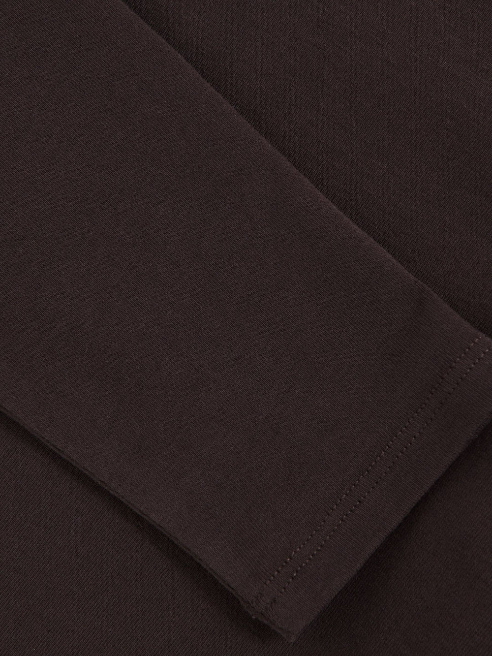 Cotton Crew-Neck Long-Sleeve T-Shirt With Stretch Plum Purple | Women