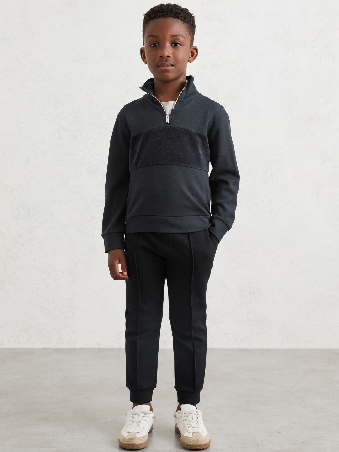 3-9 yrs Interlock Drawstring Joggers Navy Blue | Children & Baby