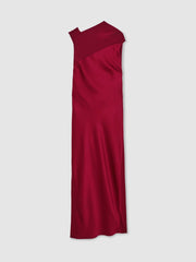 Petite Back Detail Midi Dress Red | Women