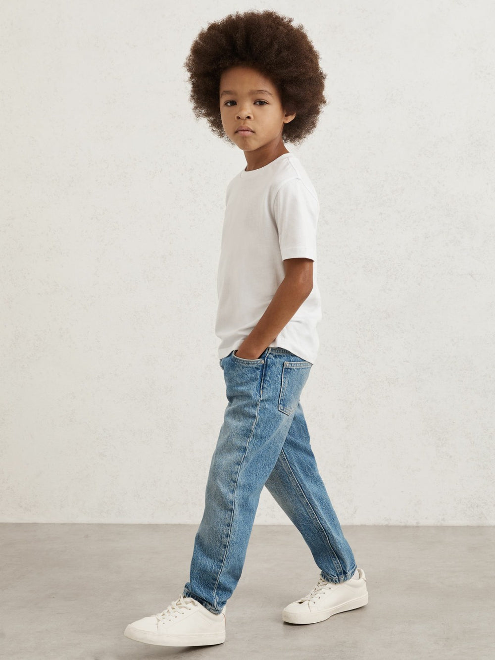 9-13 yrs Crew Neck T-Shirt White | Children & Baby