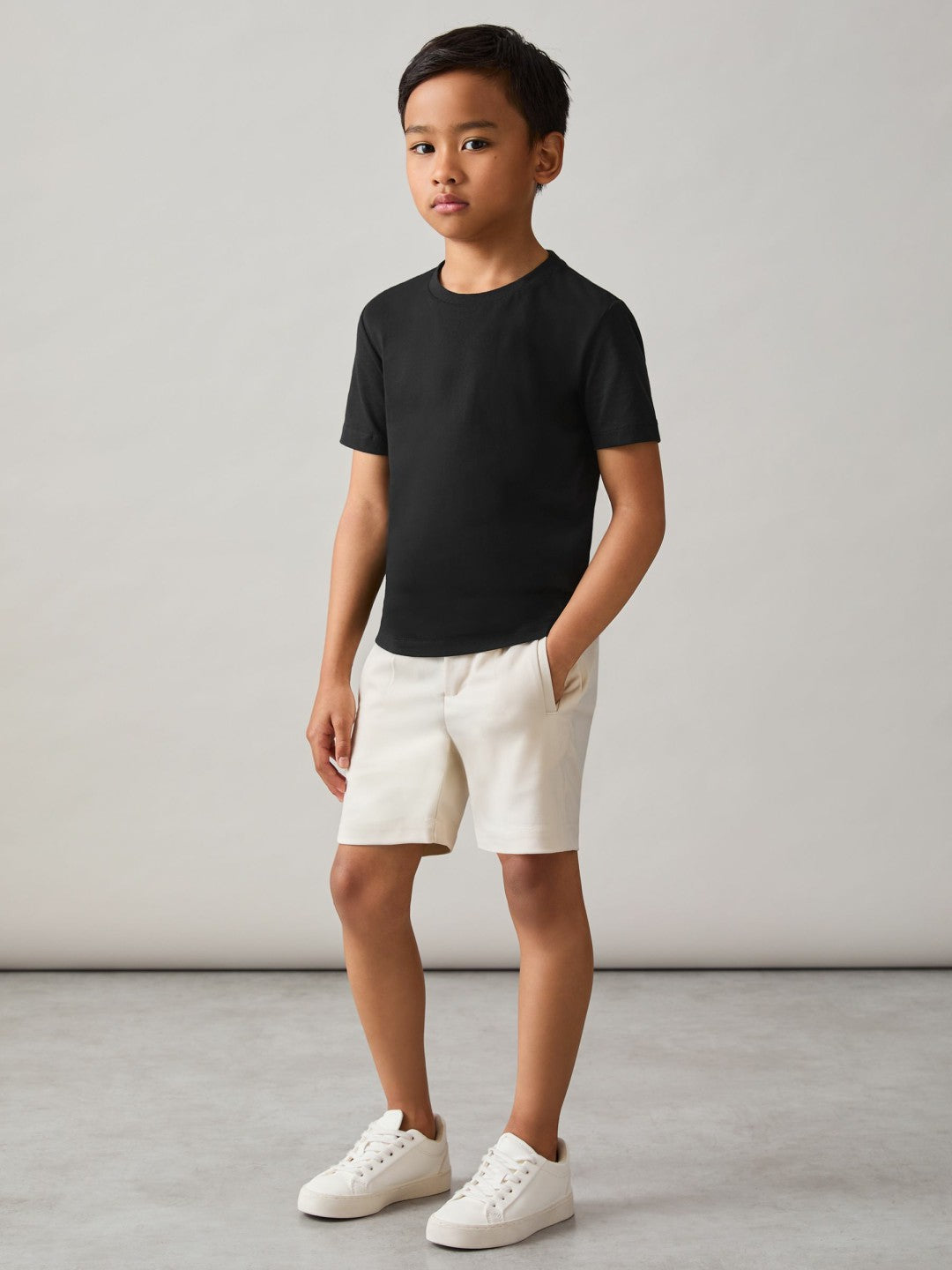 9-13 yrs Crew Neck T-Shirt Black | Children & Baby