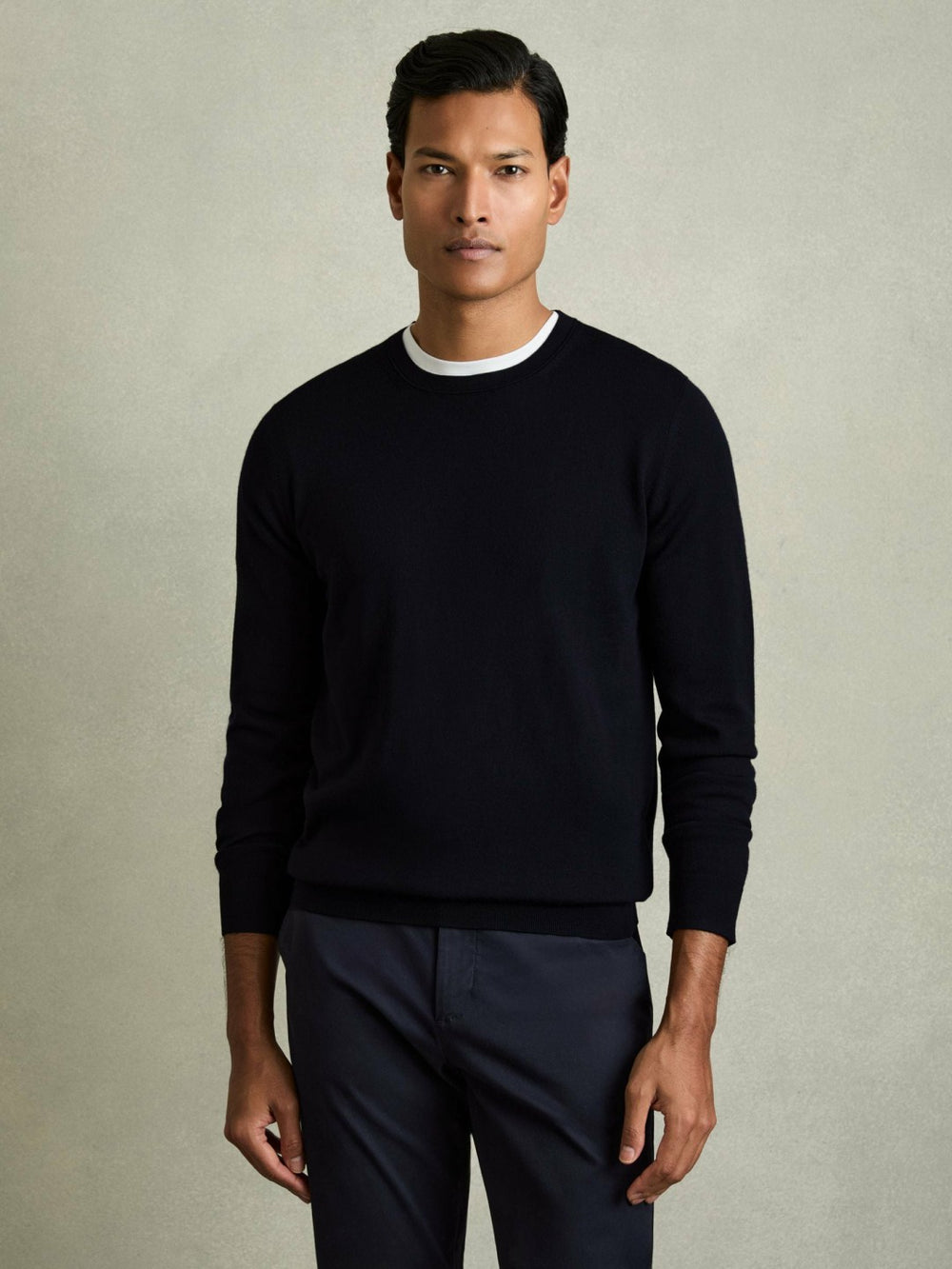 Pack of Two Merino Wool Jumpers Navy | Men