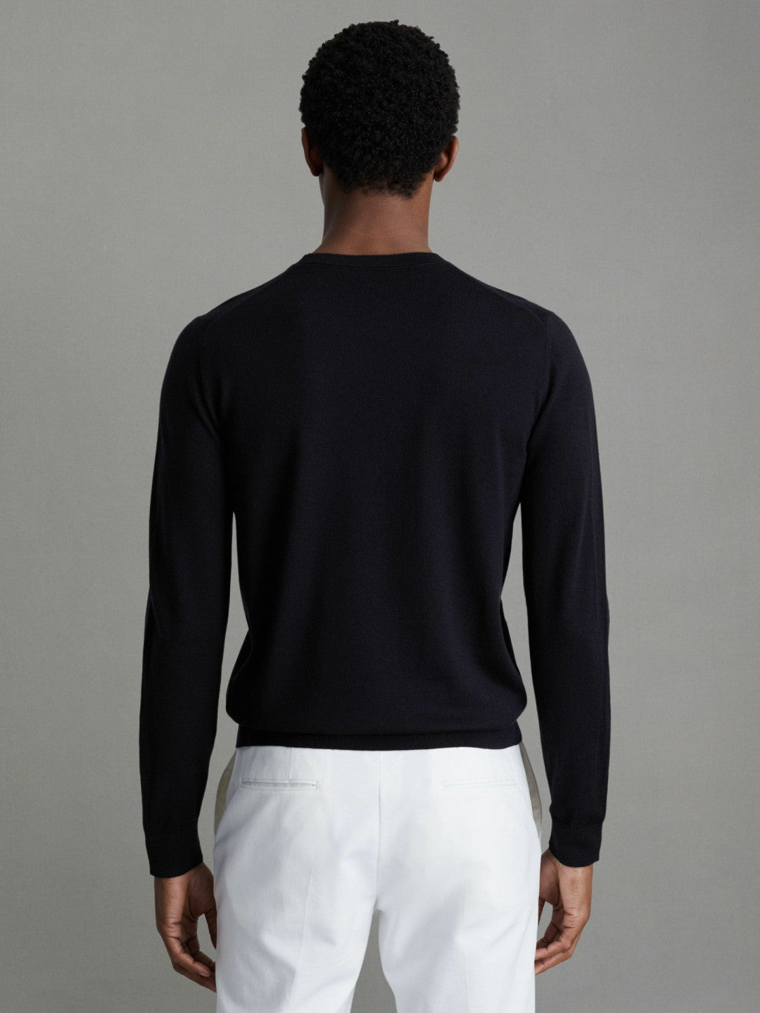 Pack of Two Merino Wool Jumpers Navy | Men