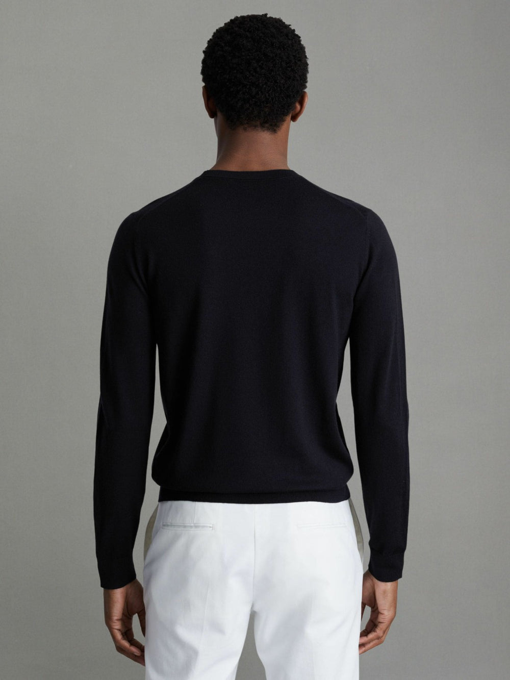 Pack of Two Merino Wool Jumpers Navy | Men