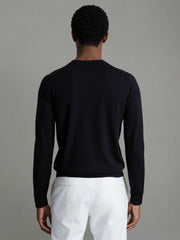 Pack of Two Merino Wool Jumpers Navy | Men