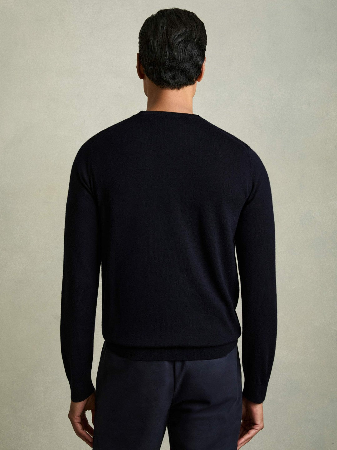 Pack of Two Merino Wool Jumpers Navy | Men
