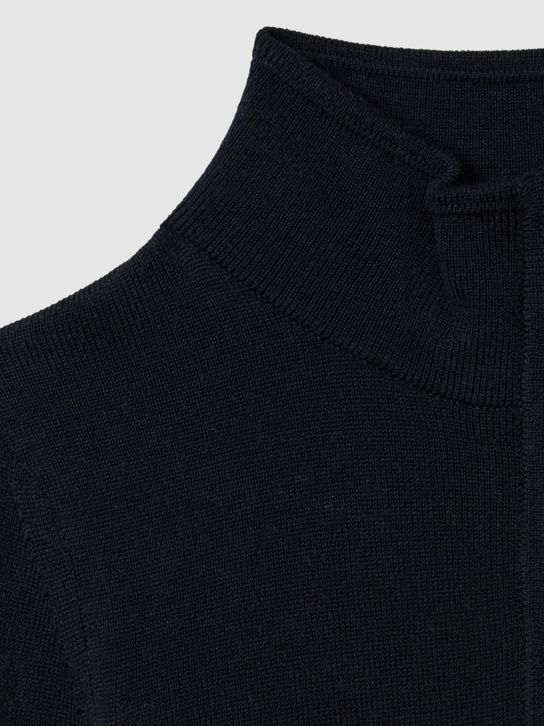 3-9 yrs Wool Half-Zip Funnel Neck Jumper Navy | Children & Baby