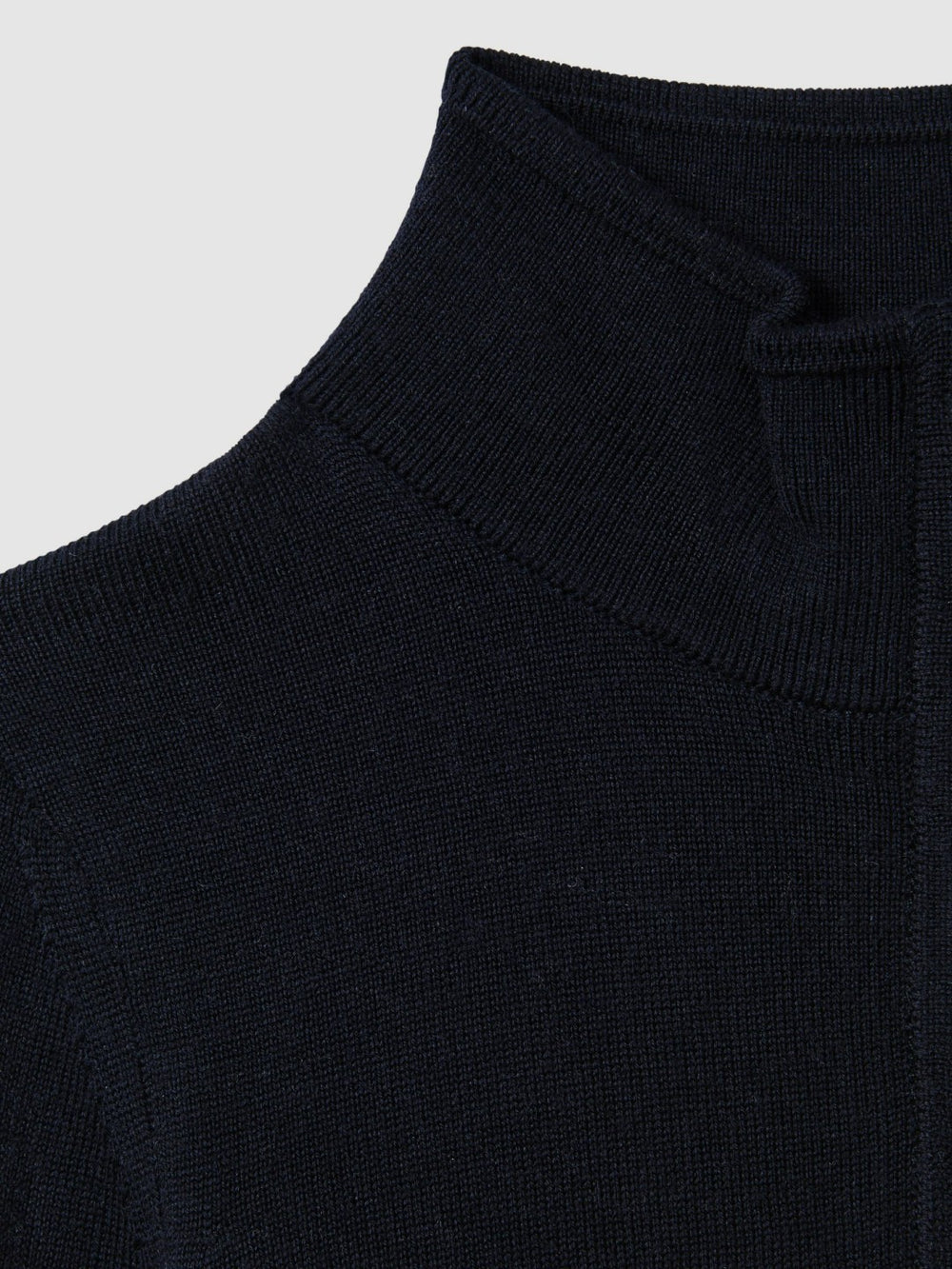 3-9 yrs Wool Half-Zip Funnel Neck Jumper Navy | Children & Baby