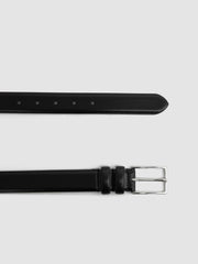 Smooth Leather Belt Black | Men