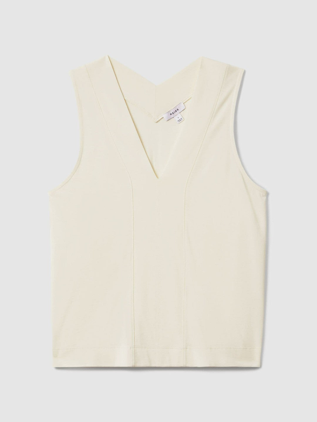 V-Neck Shell Top Ivory | Women
