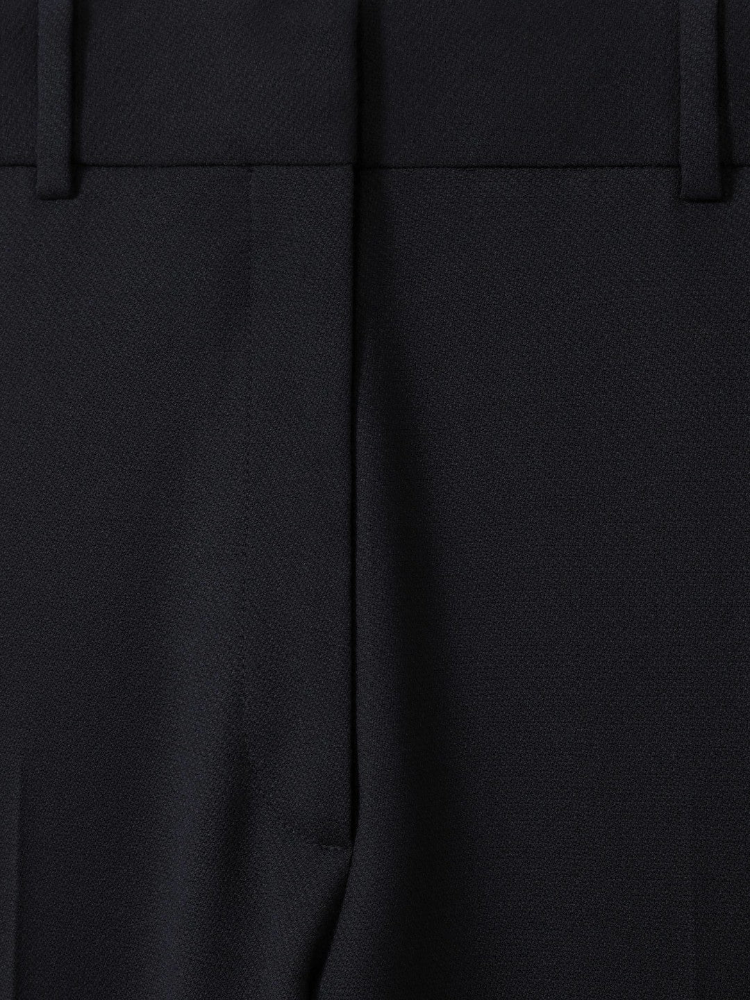 Wool-Blend Tailored Flared Suit Trousers Navy | Women