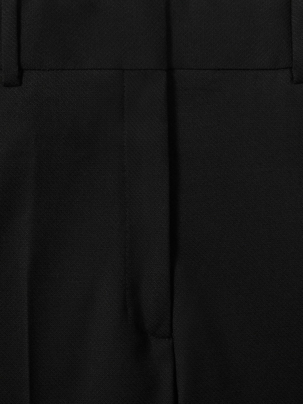 Wool-Blend Tailored Flared Suit Trousers Black | Women