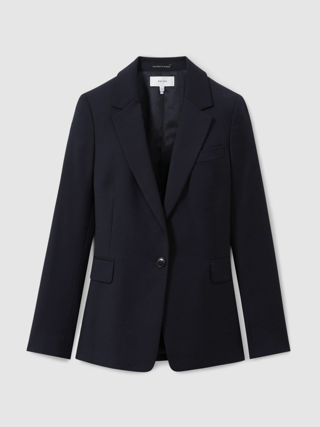 Single Breasted Suit Blazer Navy | Women