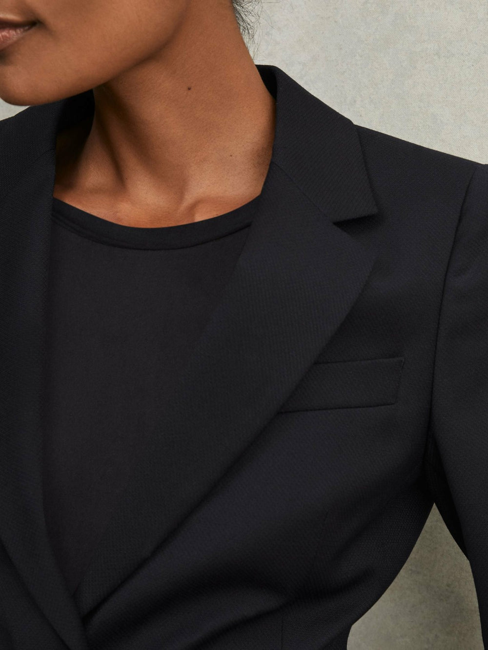Single Breasted Suit Blazer Navy | Women