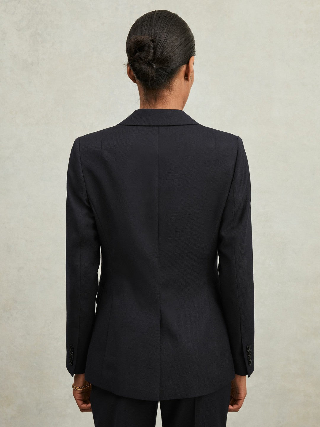 Single Breasted Suit Blazer Navy | Women