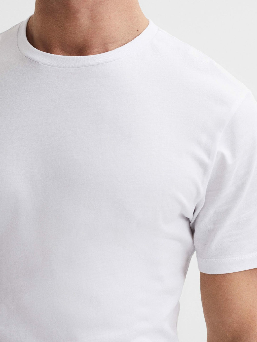 Three Pack Of Crew Neck T-shirts White | Men