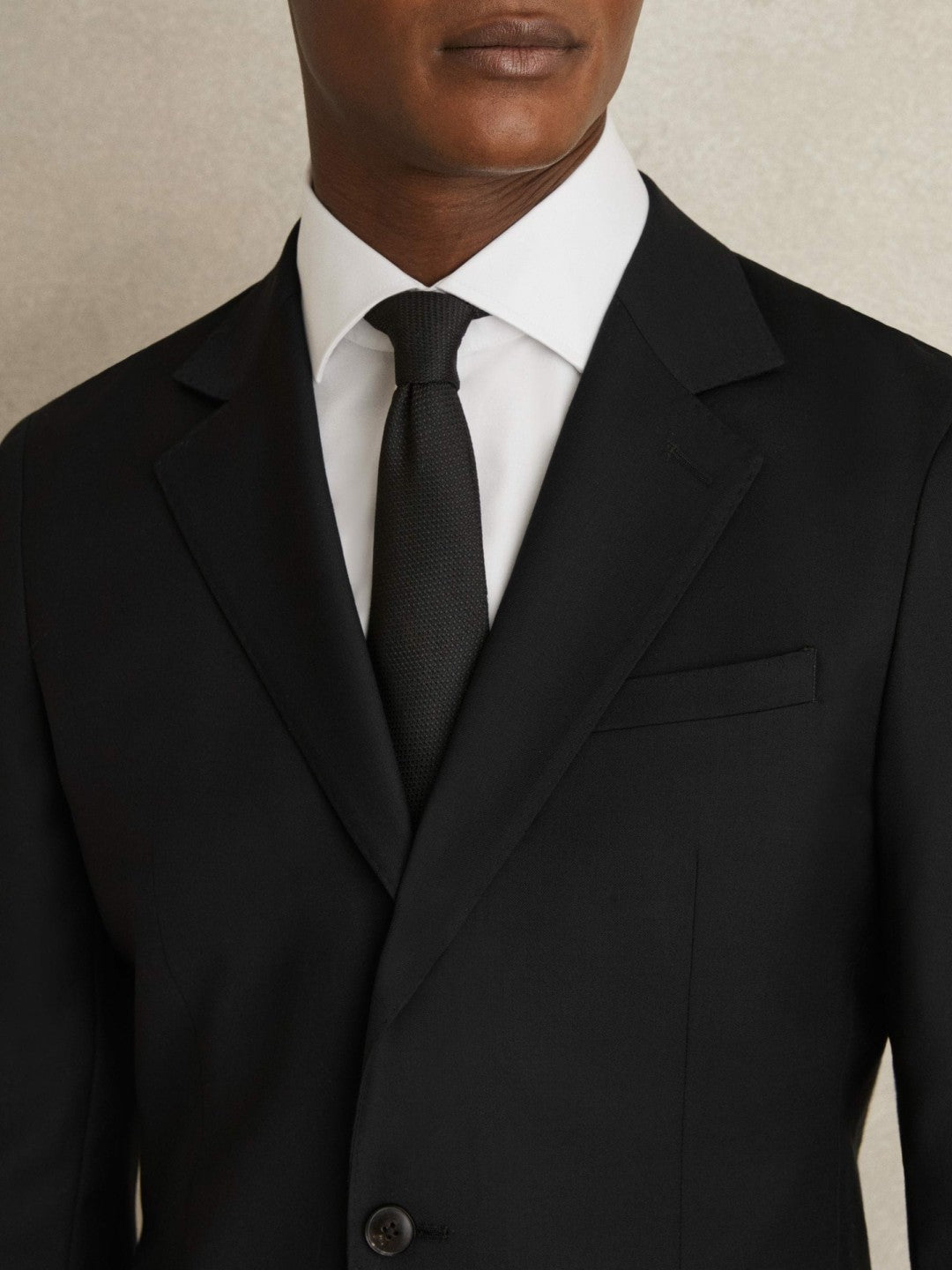 Regular Fit Cotton Sateen Striped Shirt White | Men