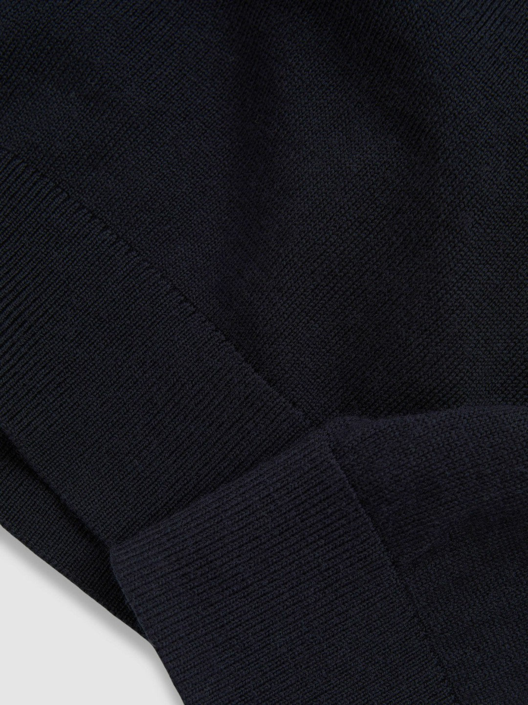3-9 yrs Merino Wool Half-Zip Funnel Neck Jumper Navy | Children & Baby