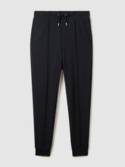 Drawstring Jersey Joggers Navy Blue | Men