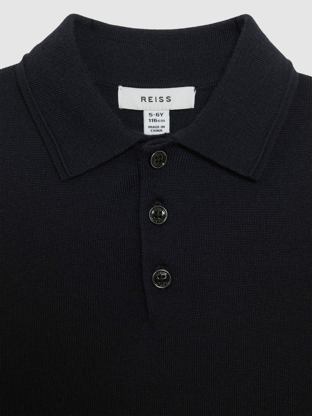 9-14 yrs Merino Wool Polo Shirt Navy | Children & Baby