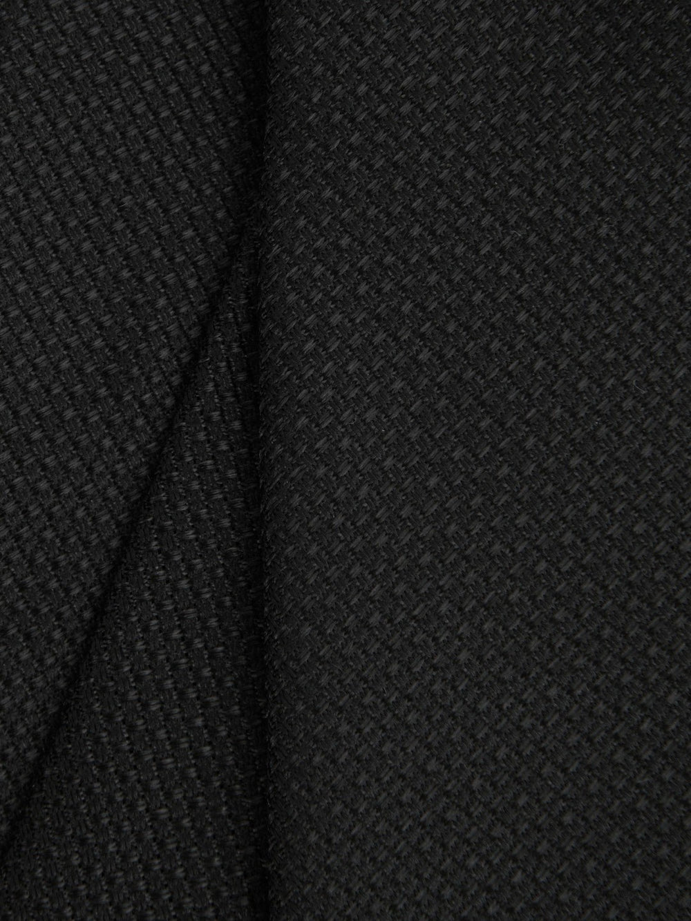 Textured Silk Blend Tie Black | Men