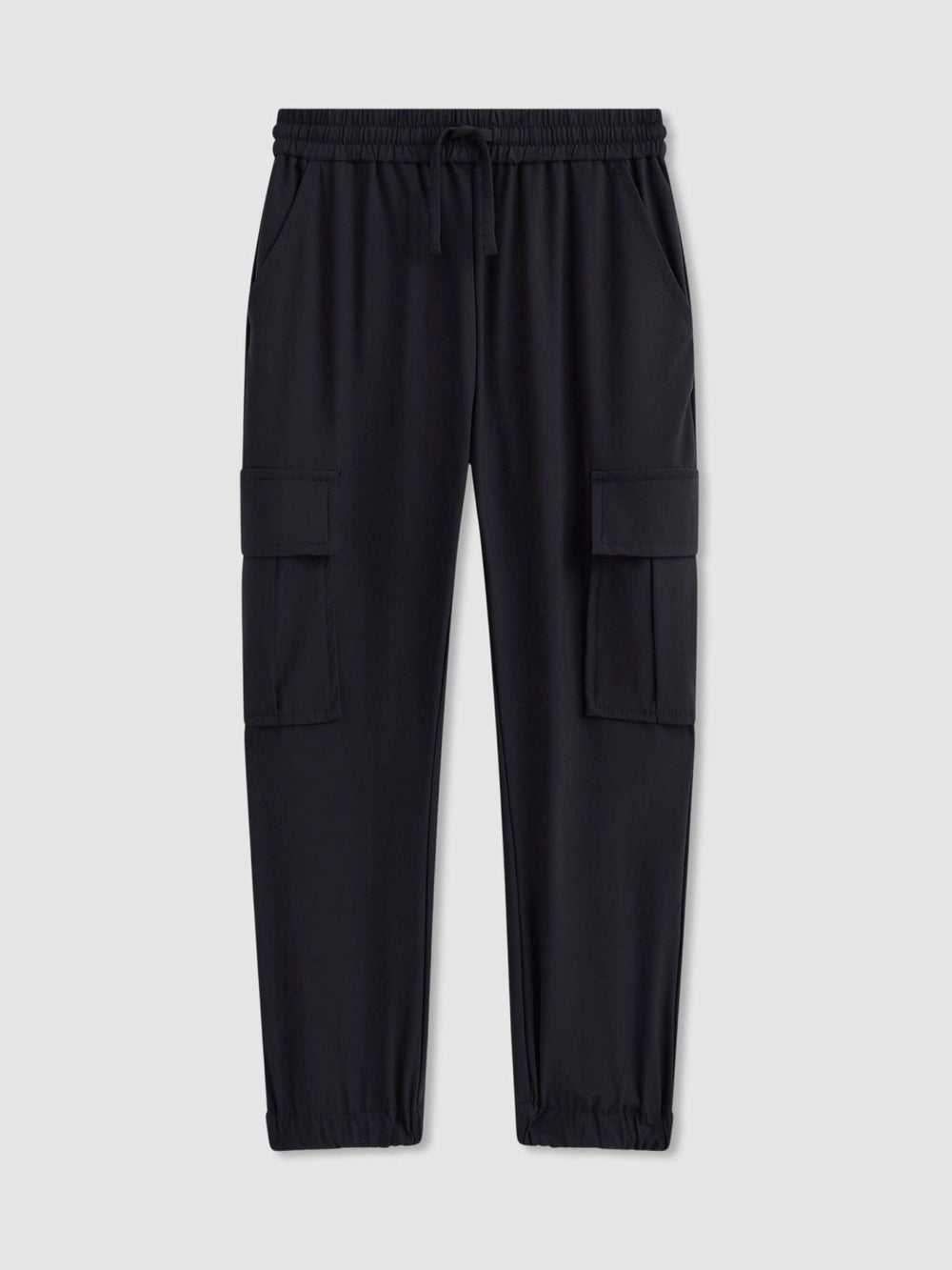 9-14 yrs Technical Drawstring Cuffed Cargo Trousers Navy | Children & Baby