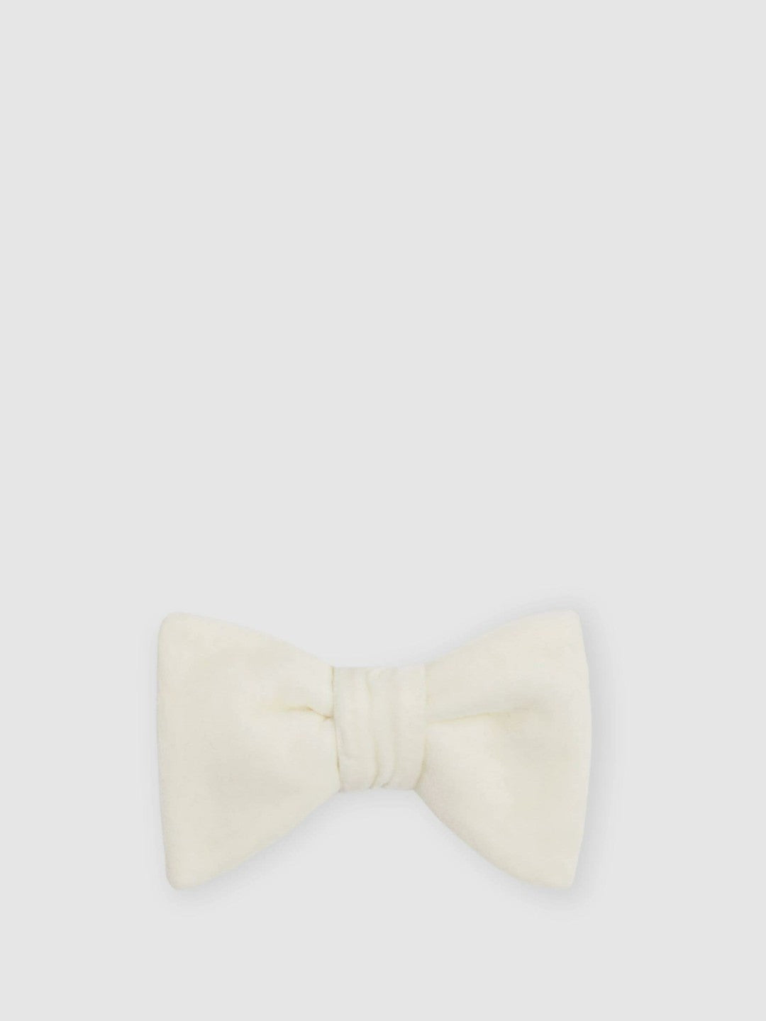 Velvet Bow Tie Ivory | Men