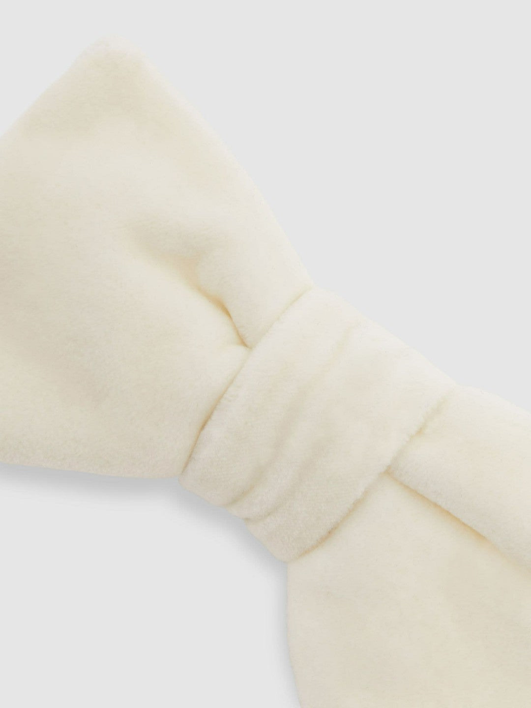 Velvet Bow Tie Ivory | Men
