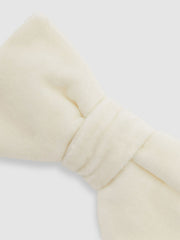 Velvet Bow Tie Ivory | Men