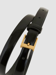 Thin Leather Belt Black | Women