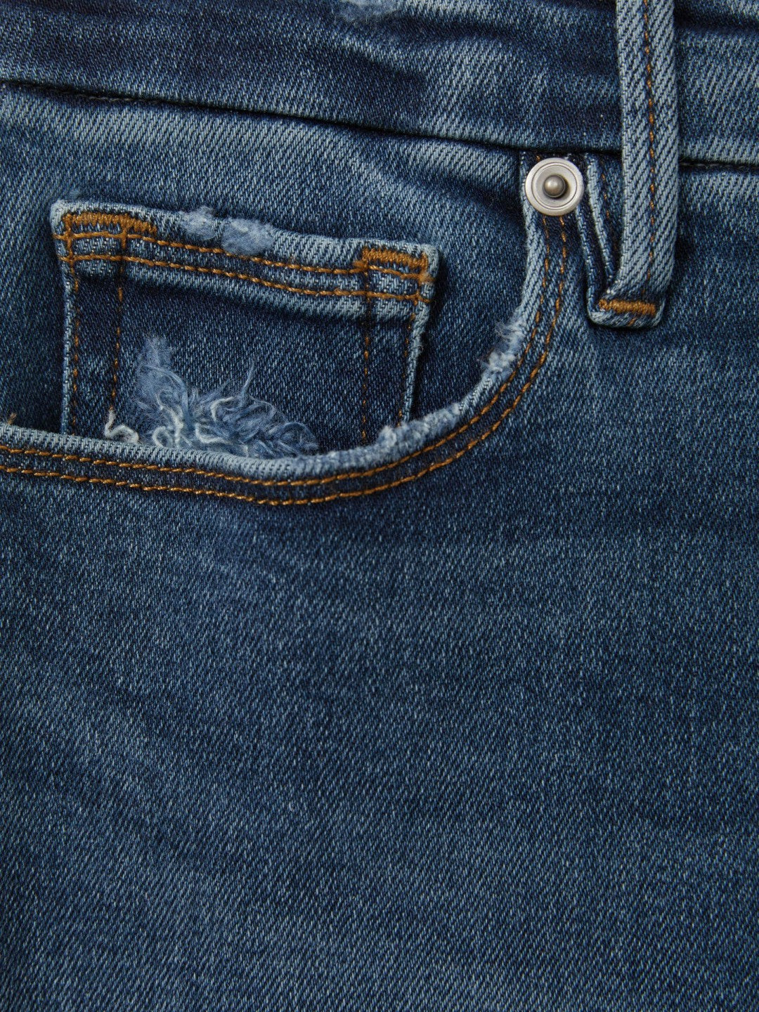 Good American Mid Rise Raw Hem Skinny Jeans Indigo | Women