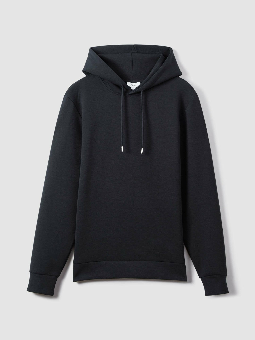 Interlock Jersey Drawstring Hoodie Navy Blue | Men