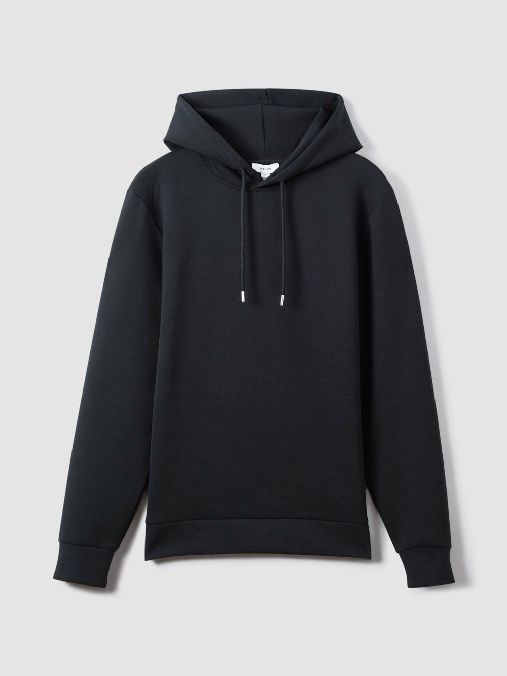 Interlock Jersey Drawstring Hoodie Navy Blue | Men