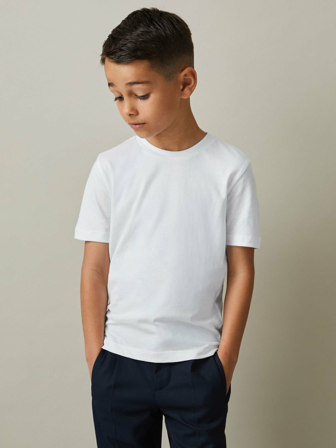 9-13 yrs Three Pack Of Crew Neck T-Shirts White | Children & Baby