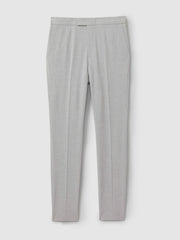 Slim-Fit Drawstring Trousers Grey | Men