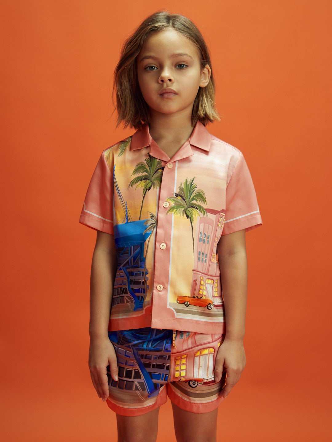 Senior McLaren F1 Miami Drawstring Shorts Pink Multi | Children & Baby