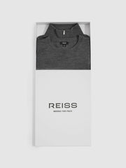 Pack of Two Merino Wool Jumpers Derby Grey Marl | Men