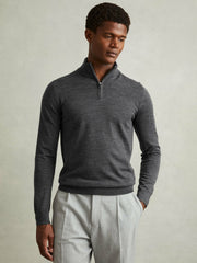 Pack of Two Merino Wool Jumpers Derby Grey Marl | Men