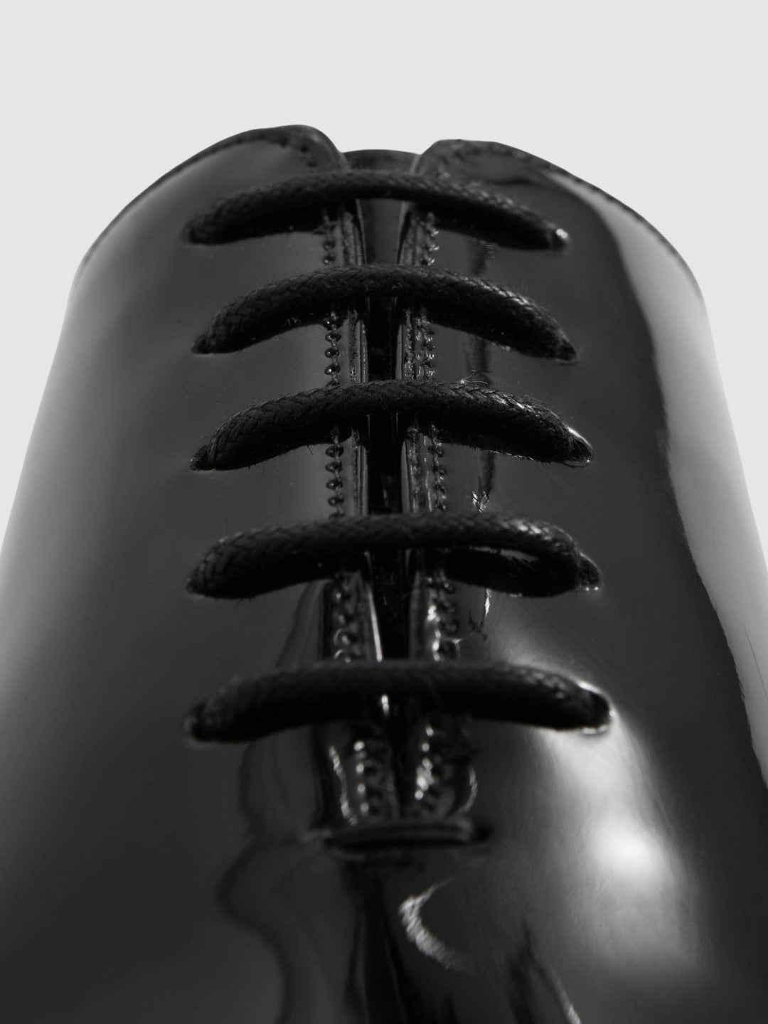 Patent Leather Lace-Up Shoes Black | Men