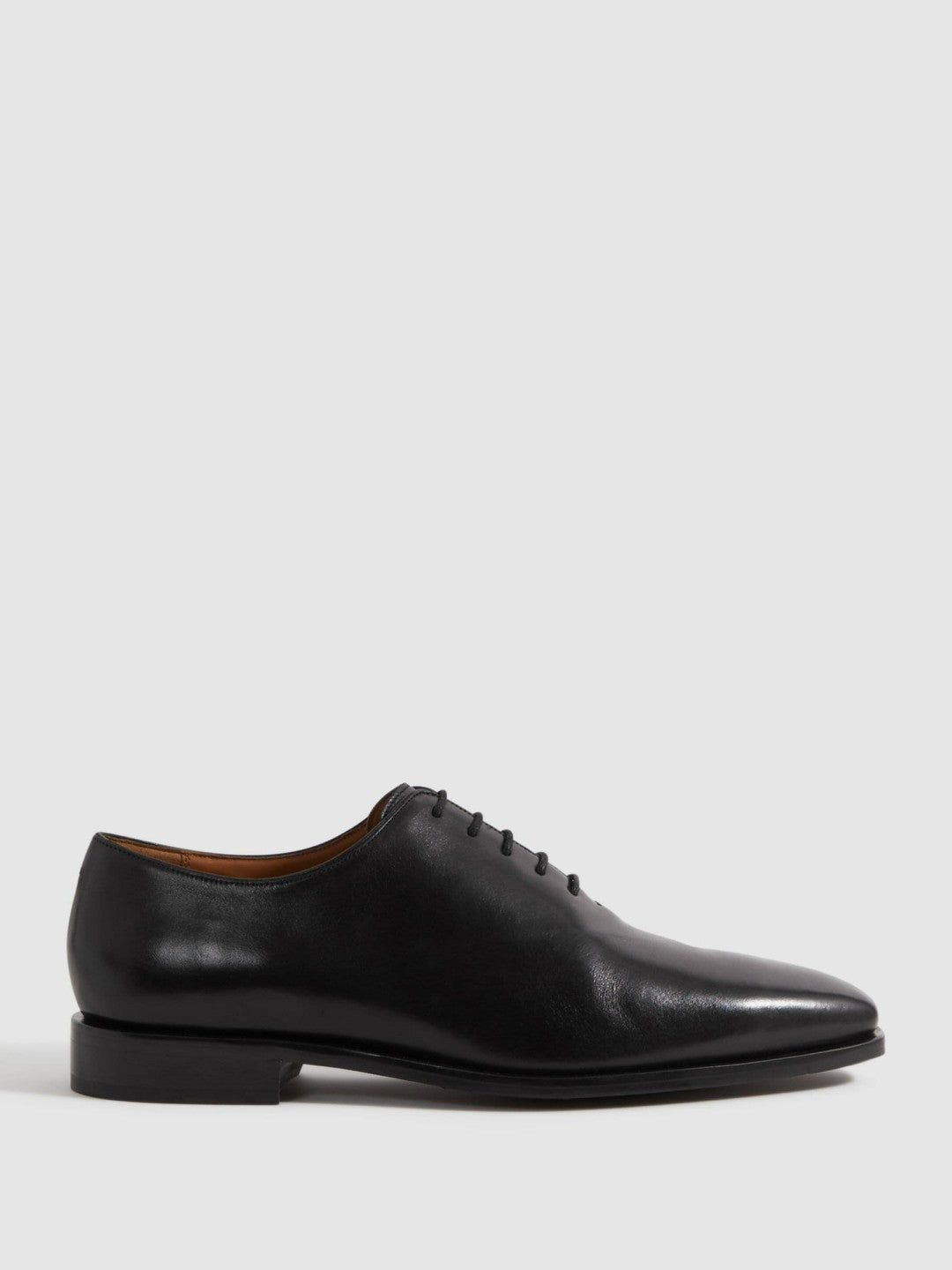 Leather Lace-Up Shoes Black | Men