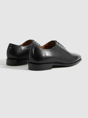 Leather Lace-Up Shoes Black | Men