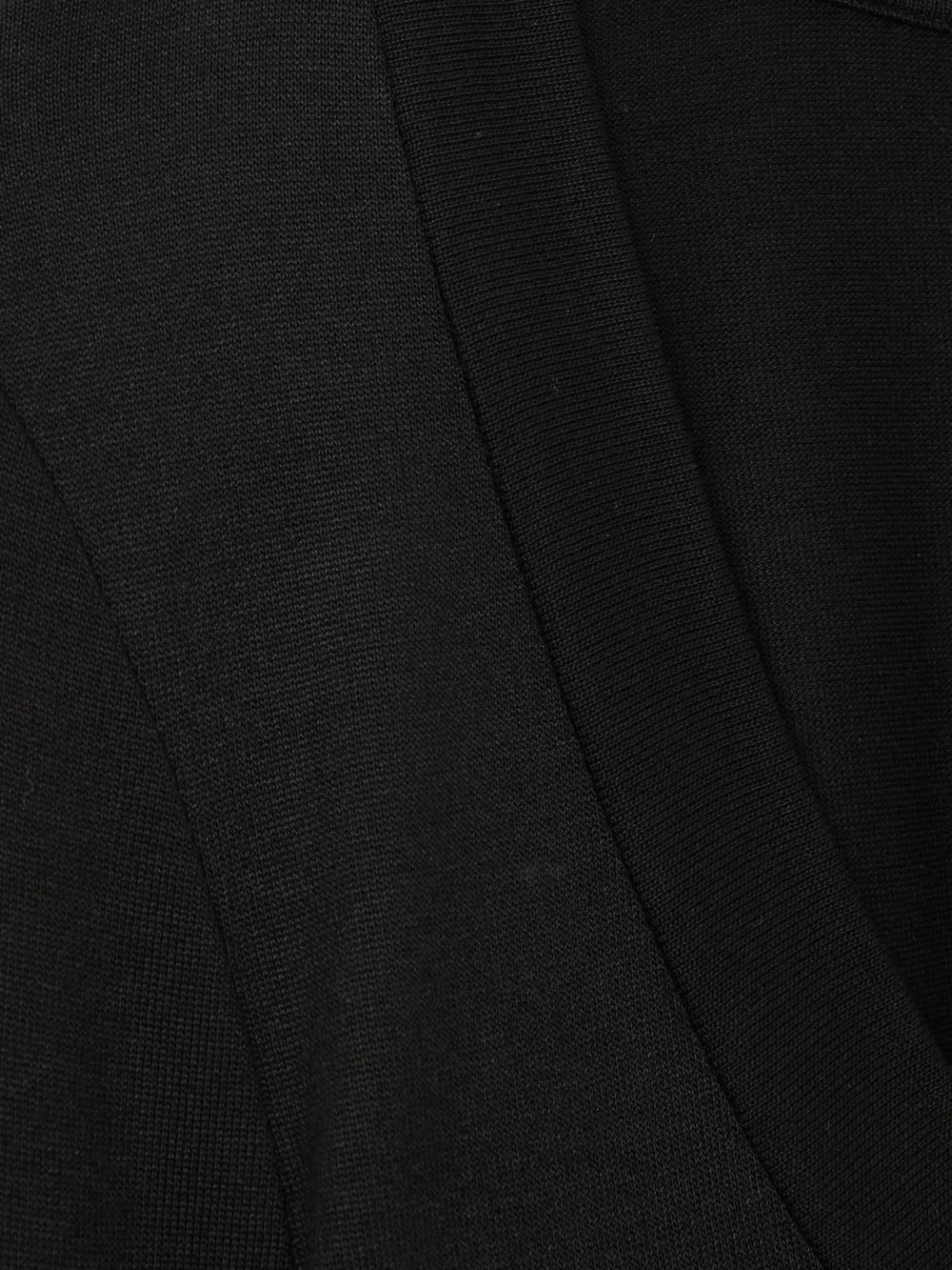 Jersey V-Neck Top Black | Women