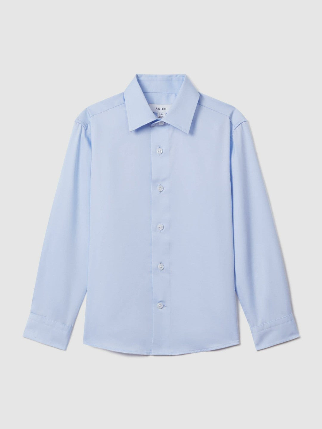 3-9 yrs Slim Fit Cotton Shirt Soft Blue | Children & Baby