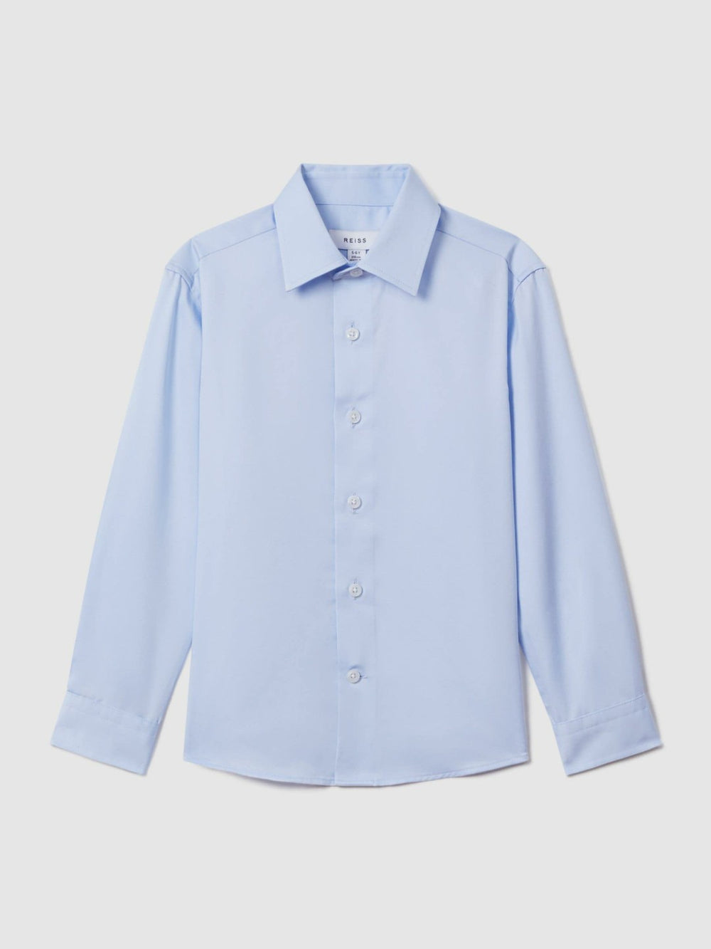 3-9 yrs Slim Fit Cotton Shirt Soft Blue | Children & Baby