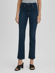 Good American Slim Fit Cropped Jeans Blue | Women