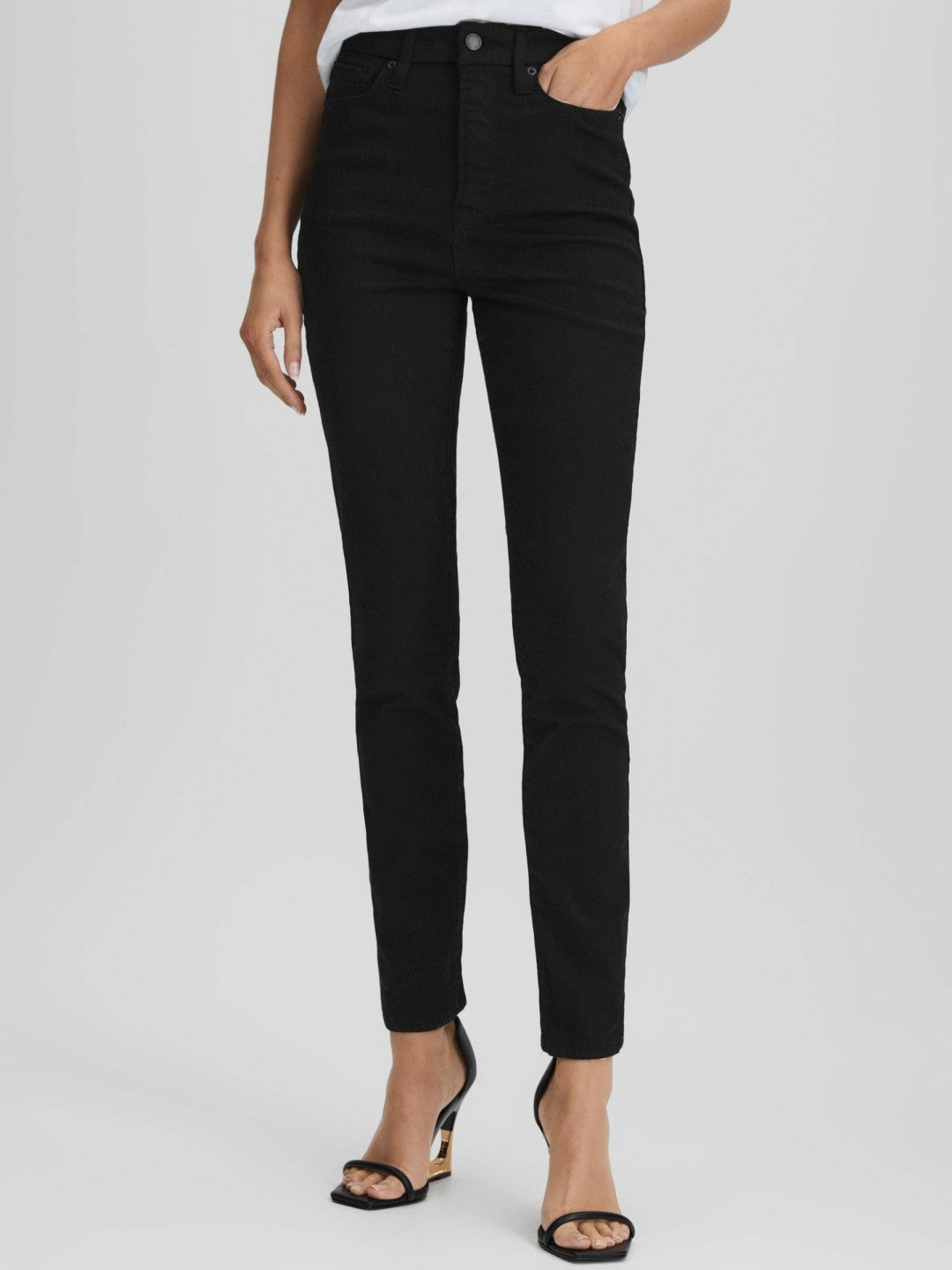 Good American Ultra High Skinny Jeans Black | Women