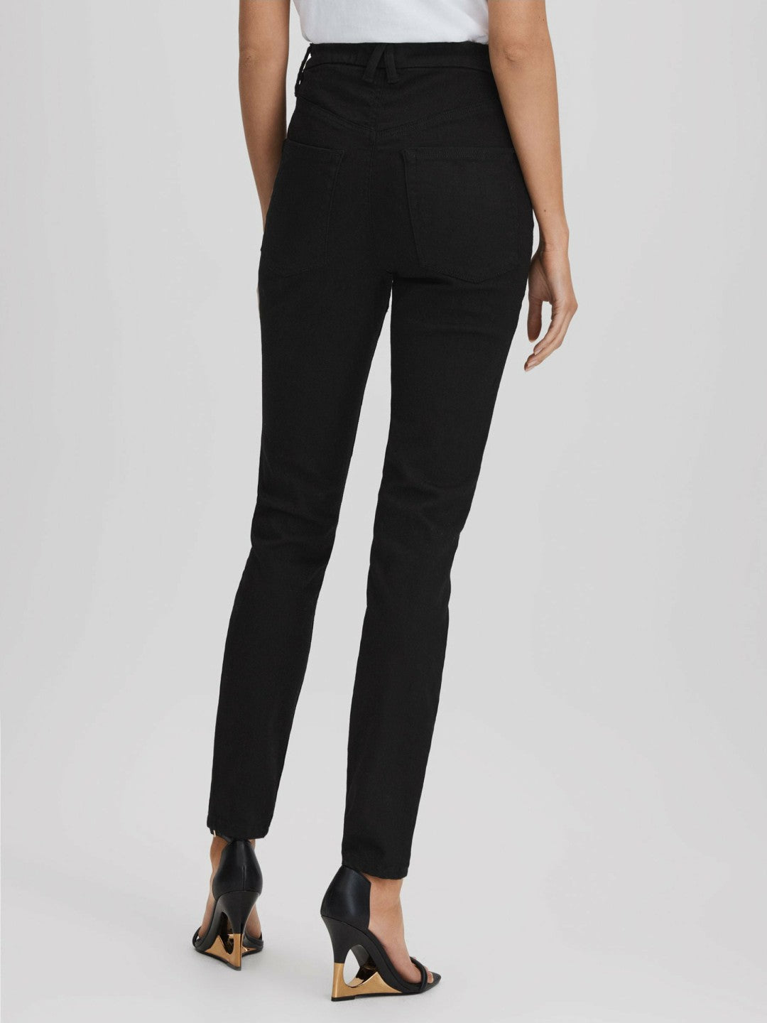Good American Ultra High Skinny Jeans Black | Women