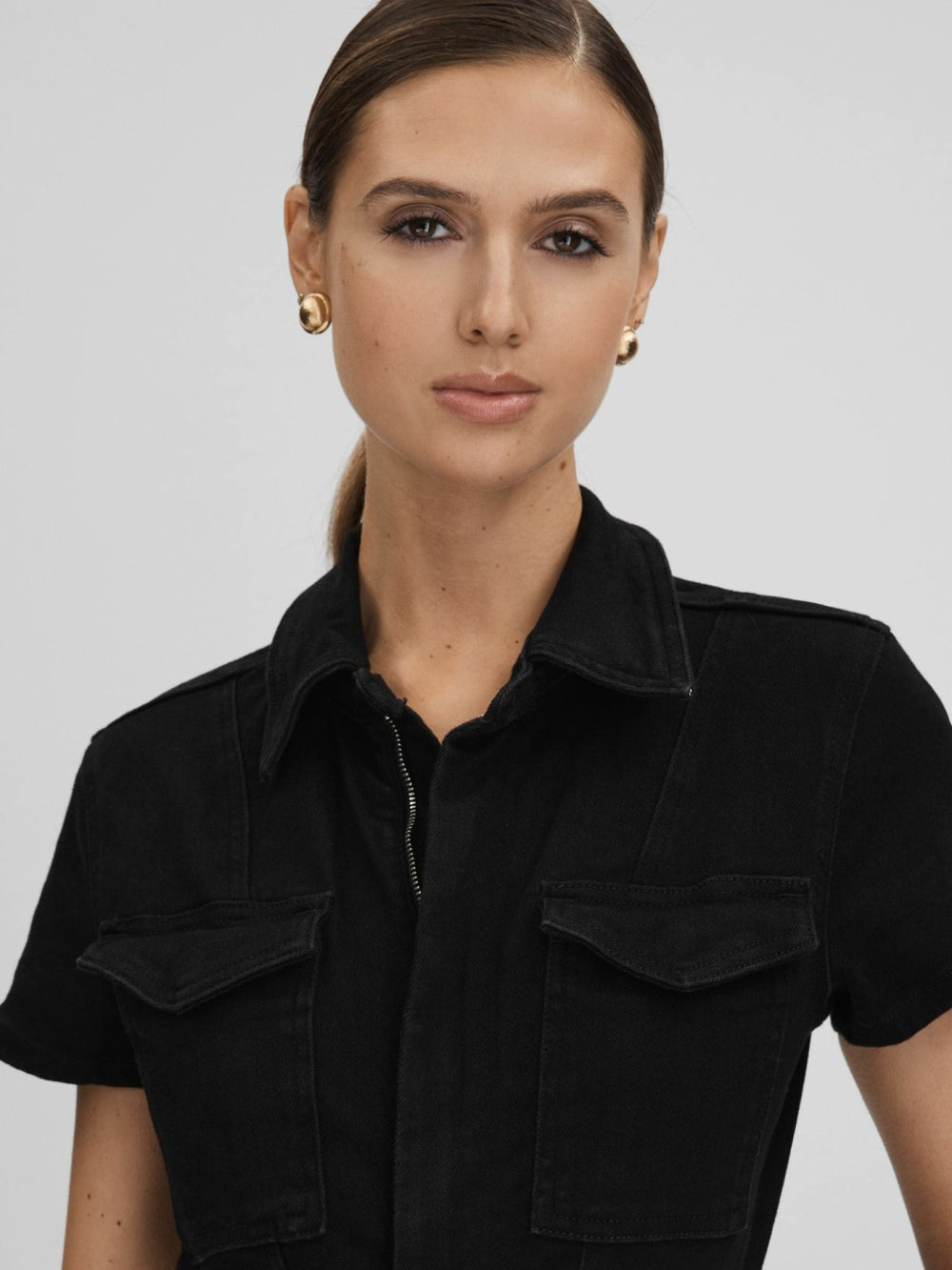 Good American Denim Jumpsuit Black | Women