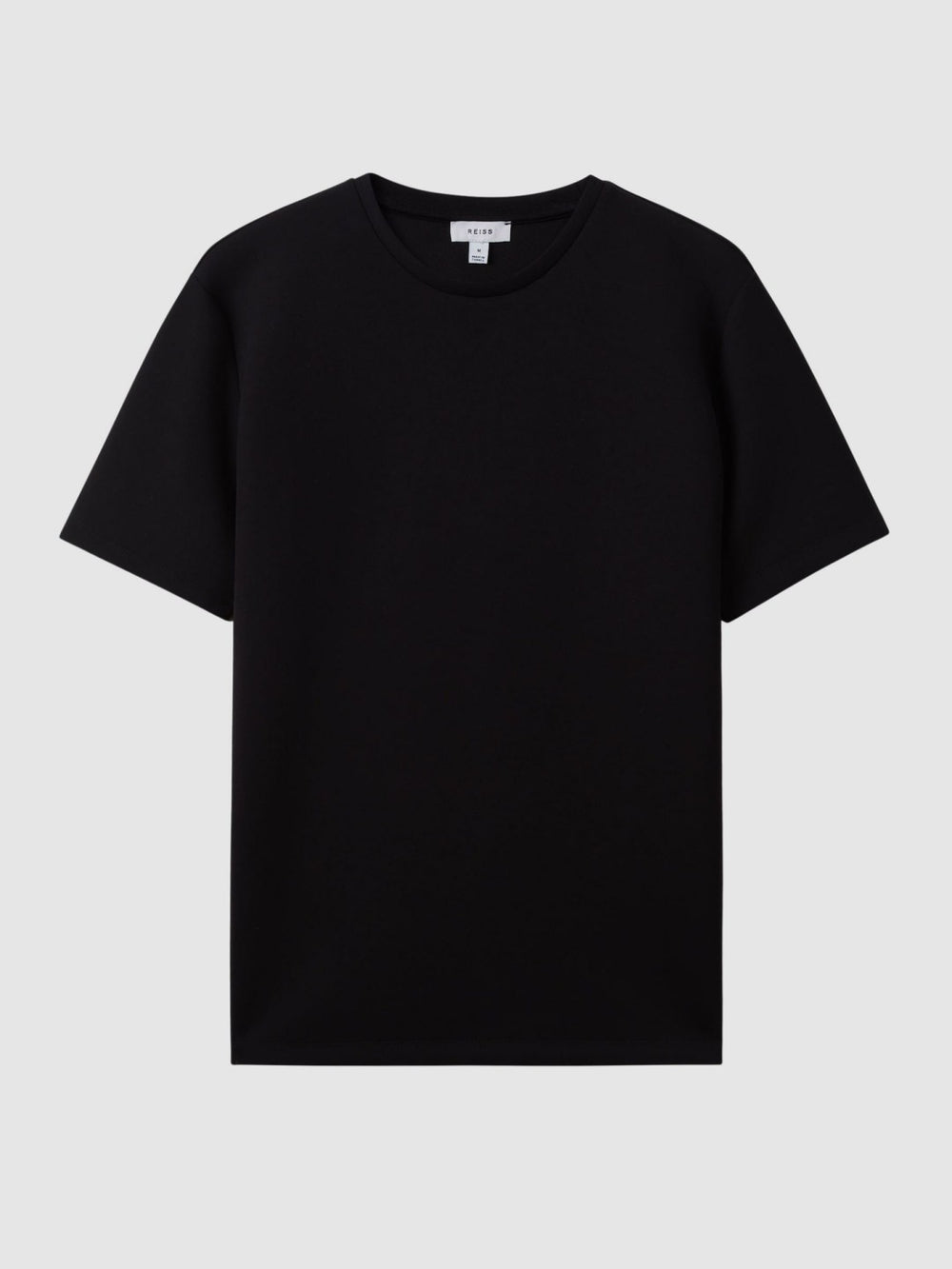 Interlock Jersey Crew Neck T-Shirt Black | Men