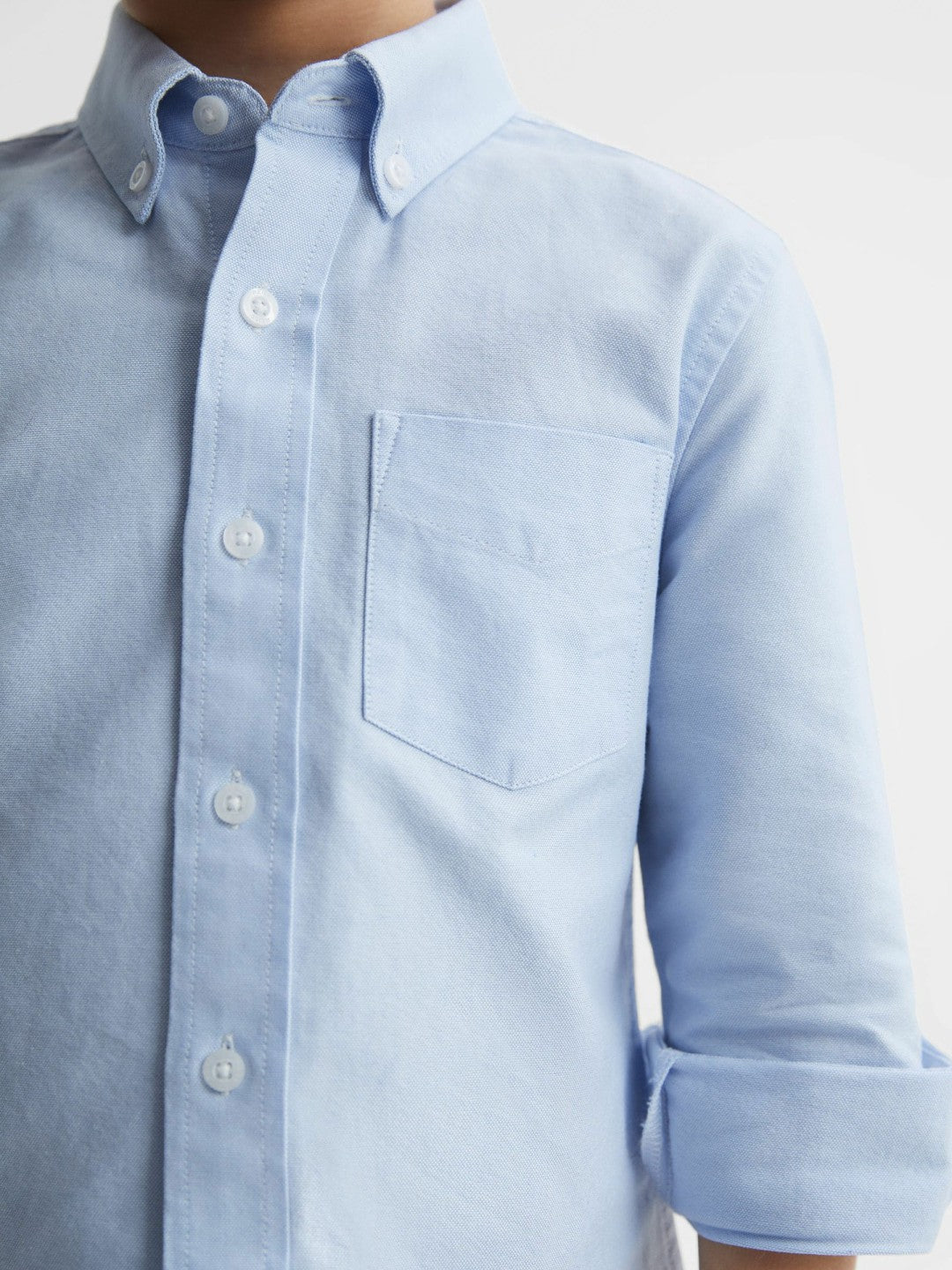 4-9 yrs Button Down Oxford Shirt Soft Blue | Children & Baby